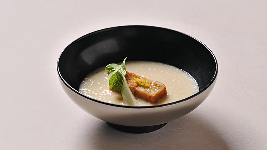 ホワイトアスパラのすり流し