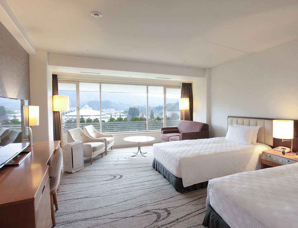 旅の疲れを癒やす、ザ・プリンス 京都宝ヶ池の「客室」