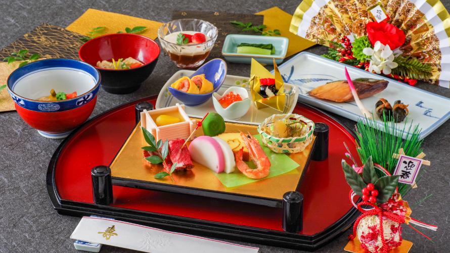 元日メインダイニングルーム朝食