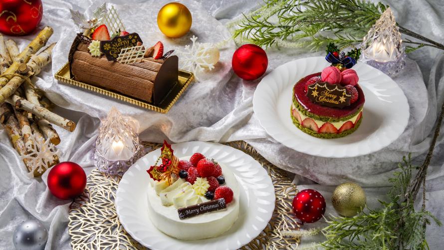 万座プリンスホテルのクリスマスケーキ3種