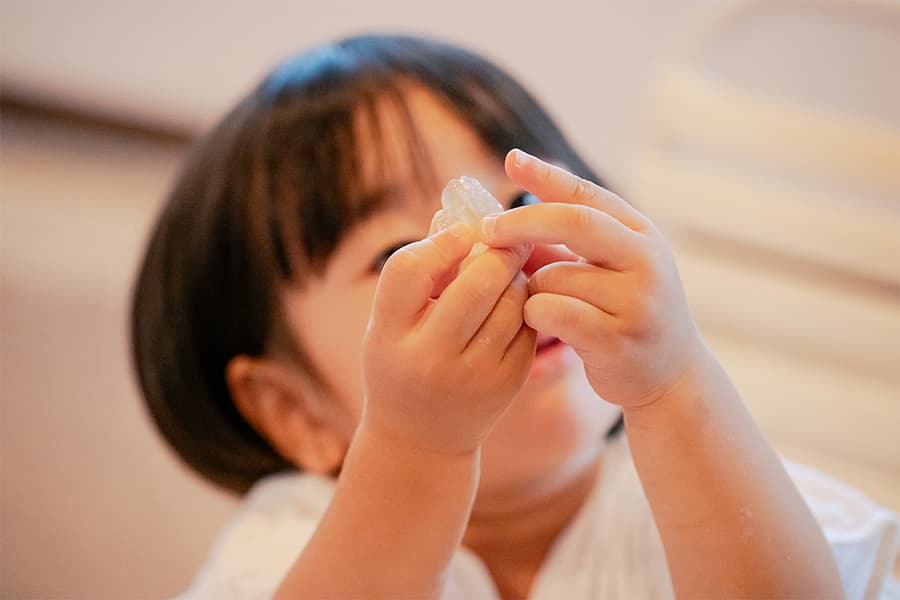 カラフルな石が5つも見つかった!