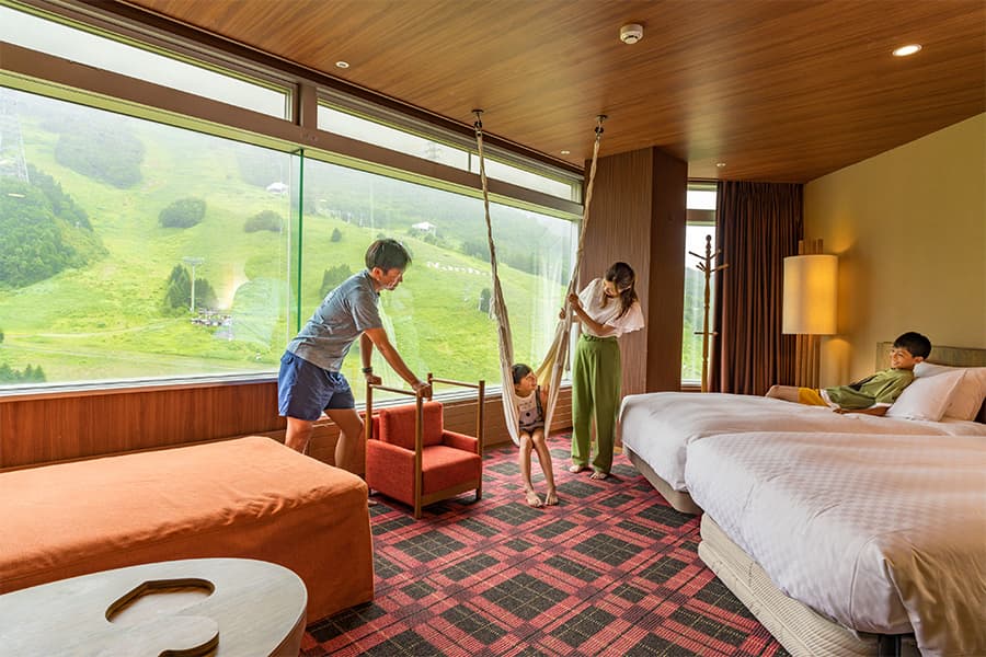 ファミリーにおすすめ「暖らんROOM・ハンモック」ルーム(2号館)