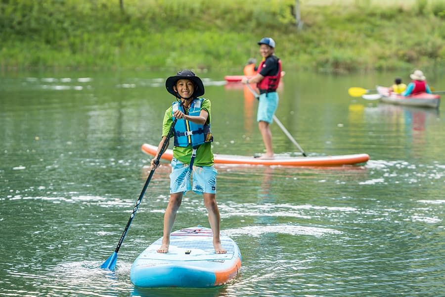 「SUP」も体験が可能