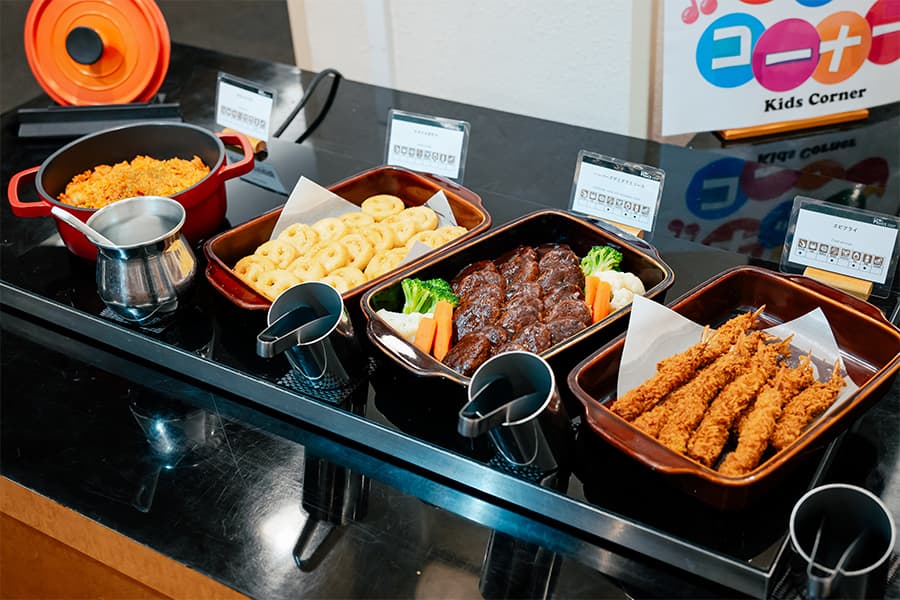 お子さまメニューもたくさん