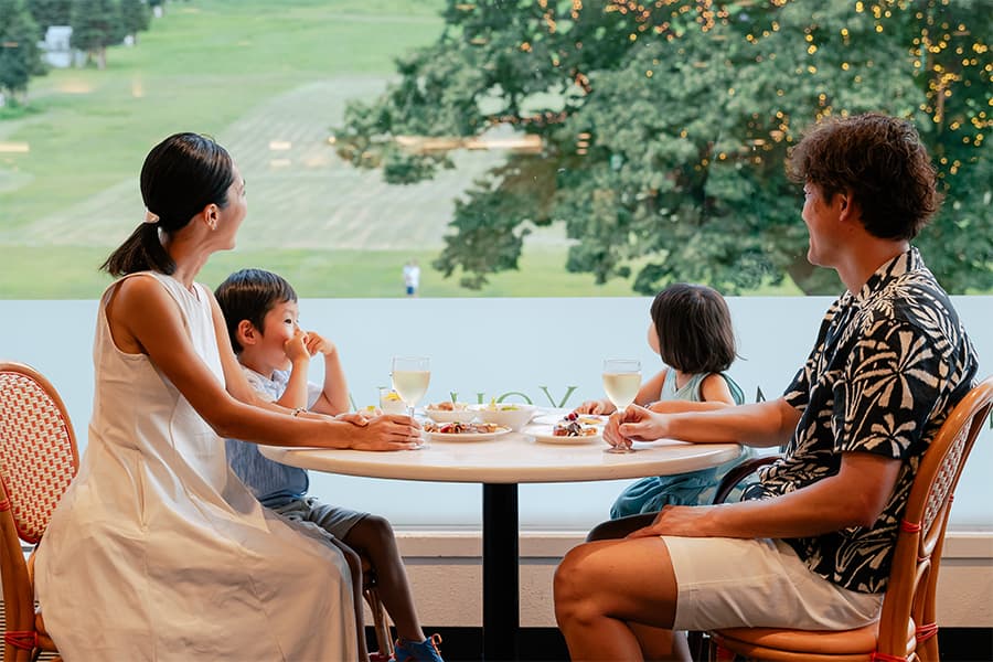 高原の緑の景色に心が癒されるひととき