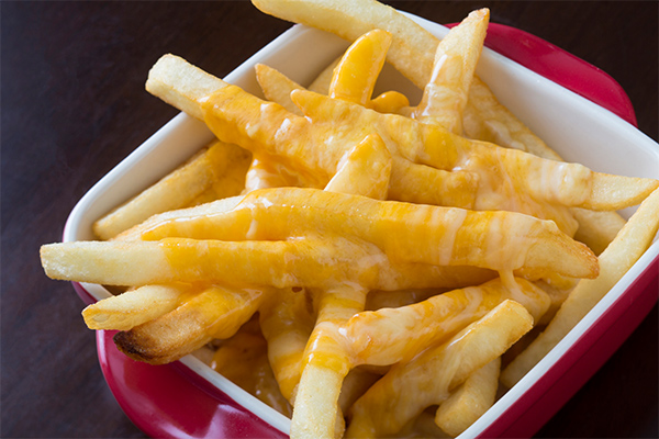 Canadian dining Whistler Café プティン