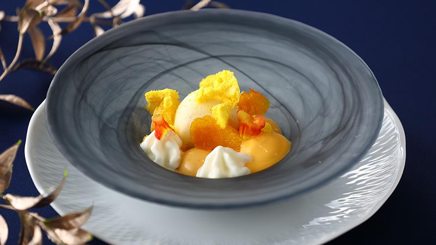 柑橘のデクリネゾン ヴァシュラン仕立て