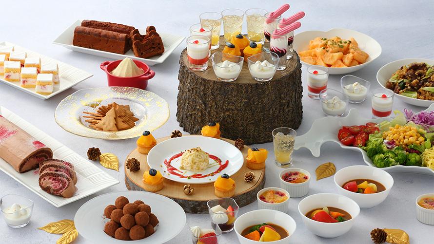 ランチブッフェとスイーツの数々