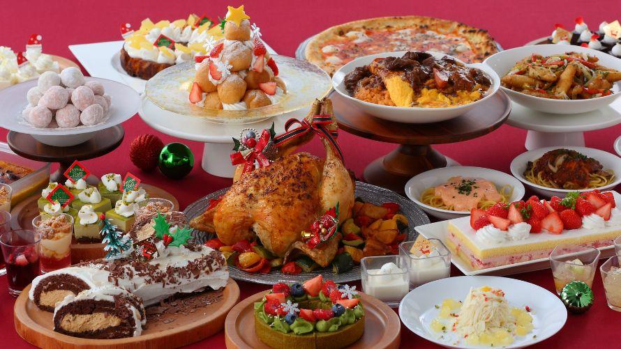 ランチブッフェのスイーツの数々