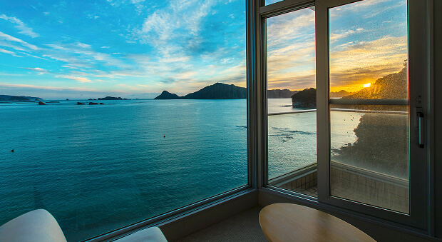 客室からの景色