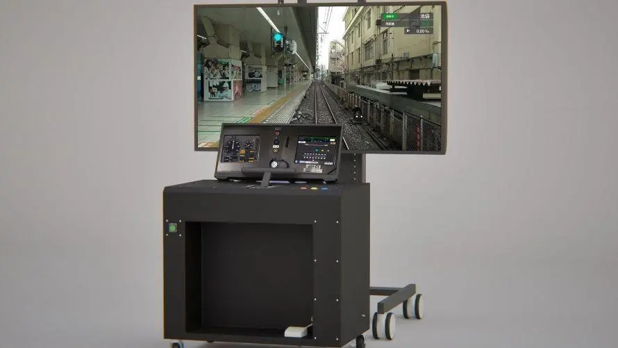 シミュレータで運転士気分