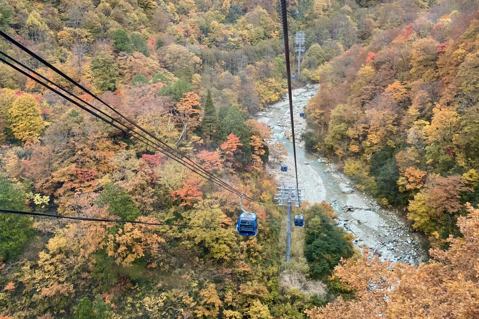 ロープウェーの距離を調べる