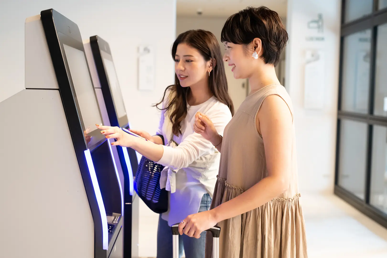 チェックインもスマート