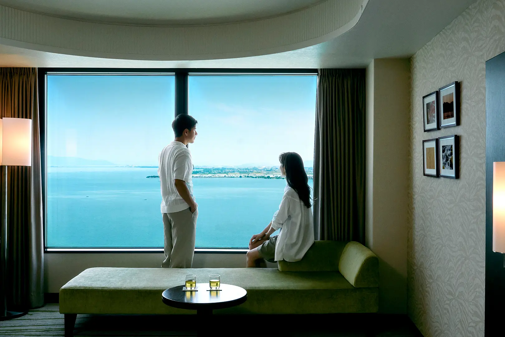 全室レイクビューの客室