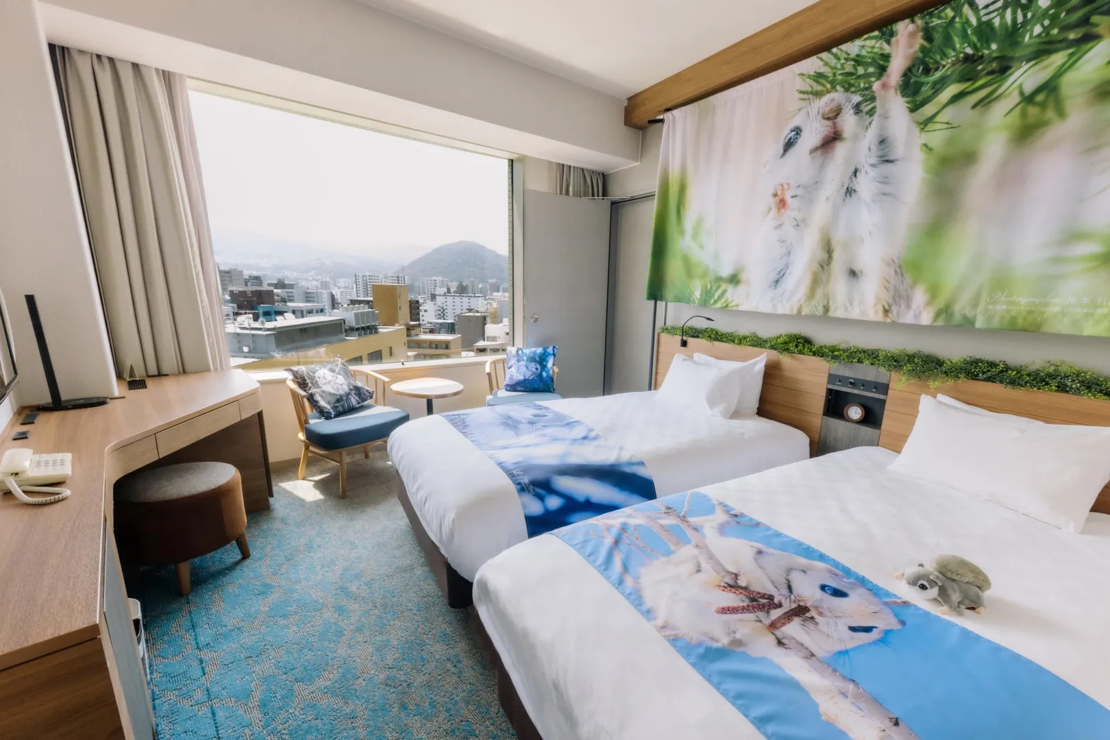 【札幌プリンスホテル】エゾモモンガとエゾリスがテーマのコンセプトルーム