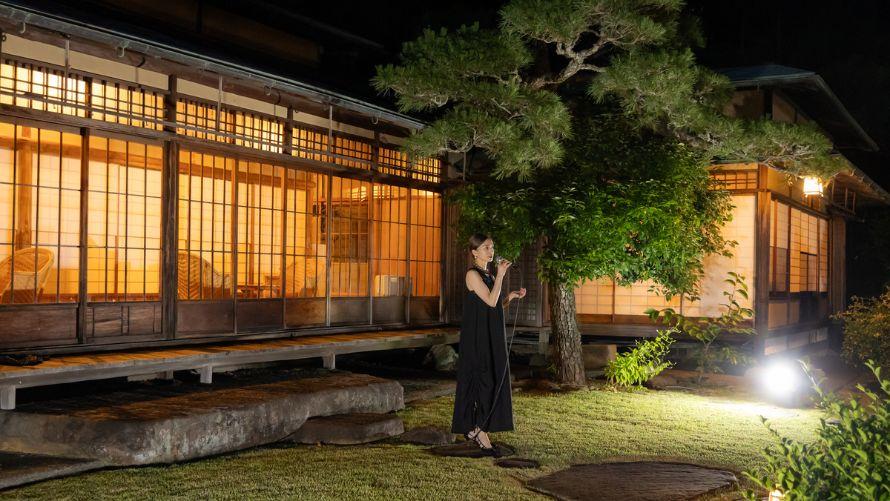 日本庭園で贅沢なジャズコンサート