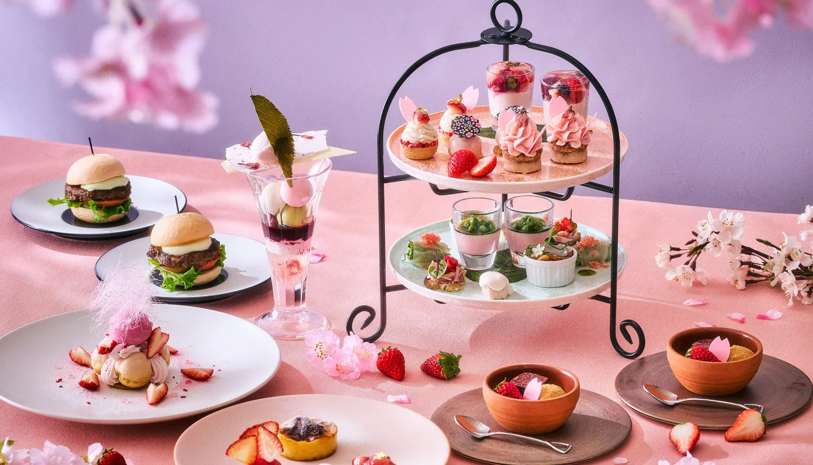 【品川】品川プリンスホテル｜天空のお花見アフタヌーンティー～桜＆いちご～