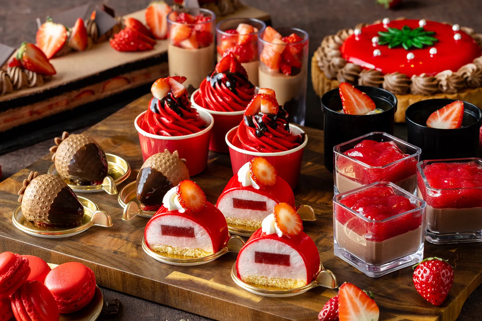 スイーツの種類が多い