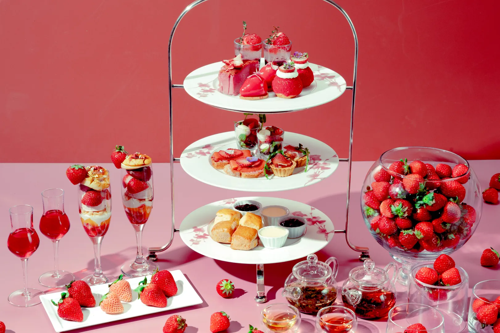 【大阪】グランドプリンスホテル大阪ベイ｜ストロベリーアフタヌーンティー「いちごマニア！」