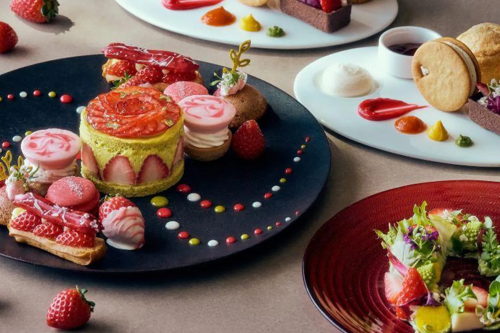 ザ・プリンスギャラリー 東京紀尾井町公式Webサイトより「Strawberry Palette Afternoon Tea」