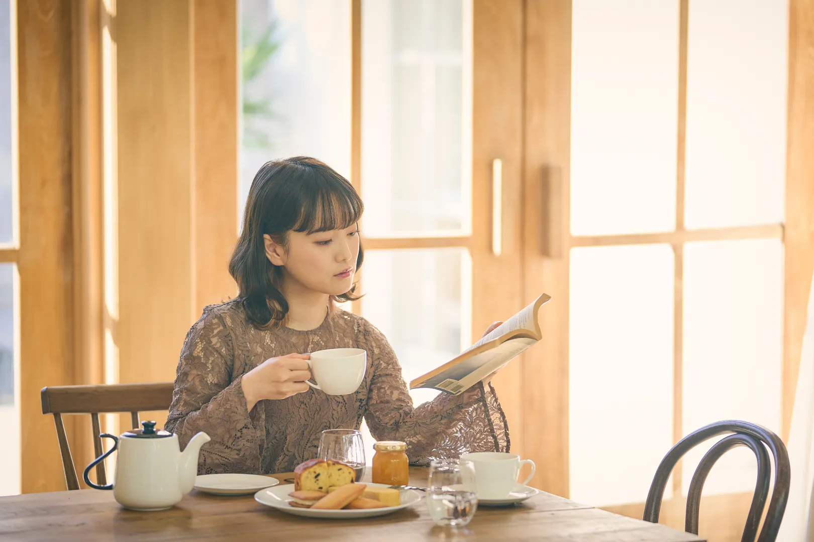 ゆっくり読書をする