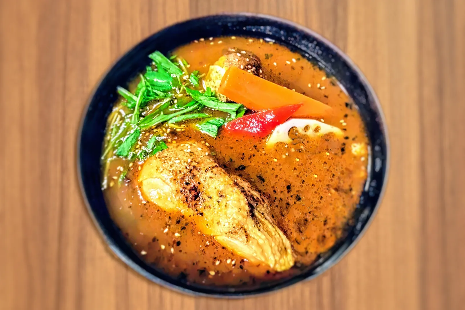 ⑤夜ご飯に札幌発祥のスープカレーで1日を締める