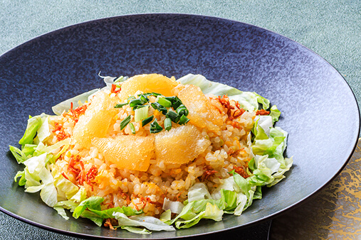 数の子と干し貝柱入りチャーハン