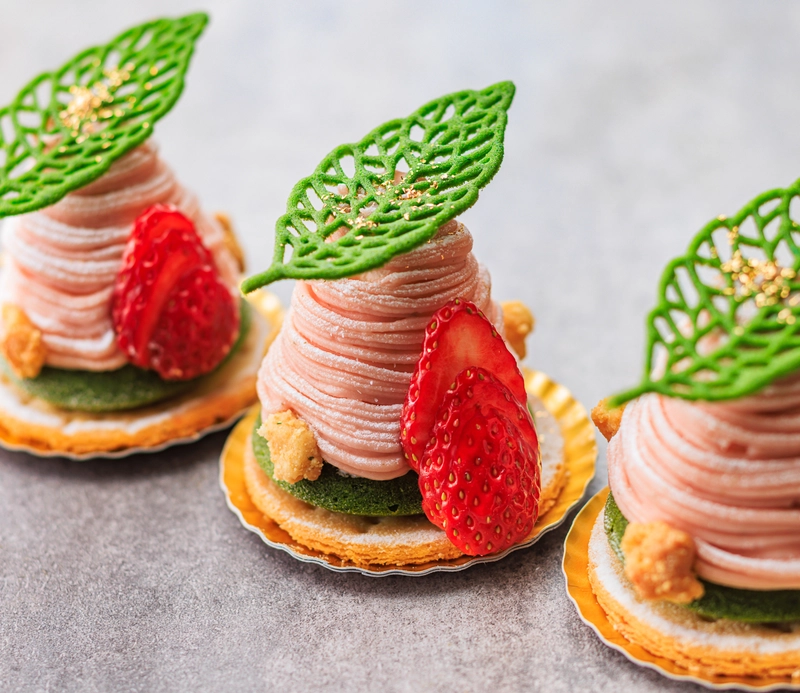 Tea Time 桜モンブラン