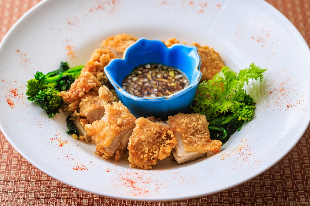 はかた地どりの油淋ソースかけ