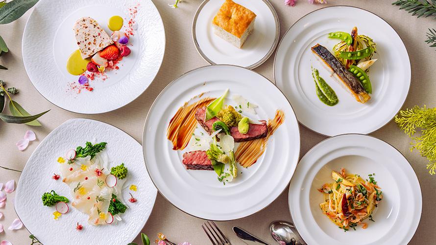 春のイタリアンディナーコース