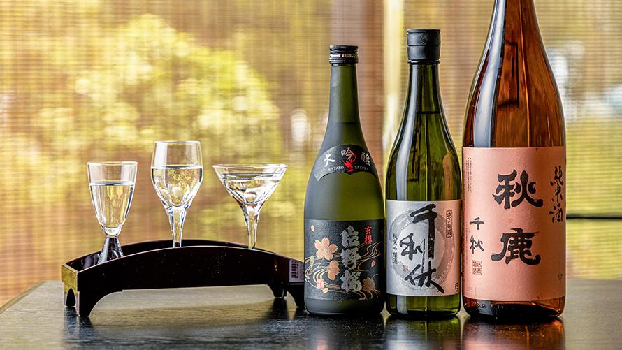 日本酒飲み比べ