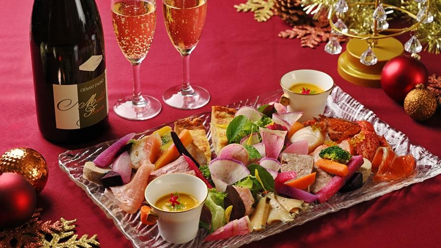 プライベートな空間で叶える優雅なクリスマスナイト(夕朝食付き)