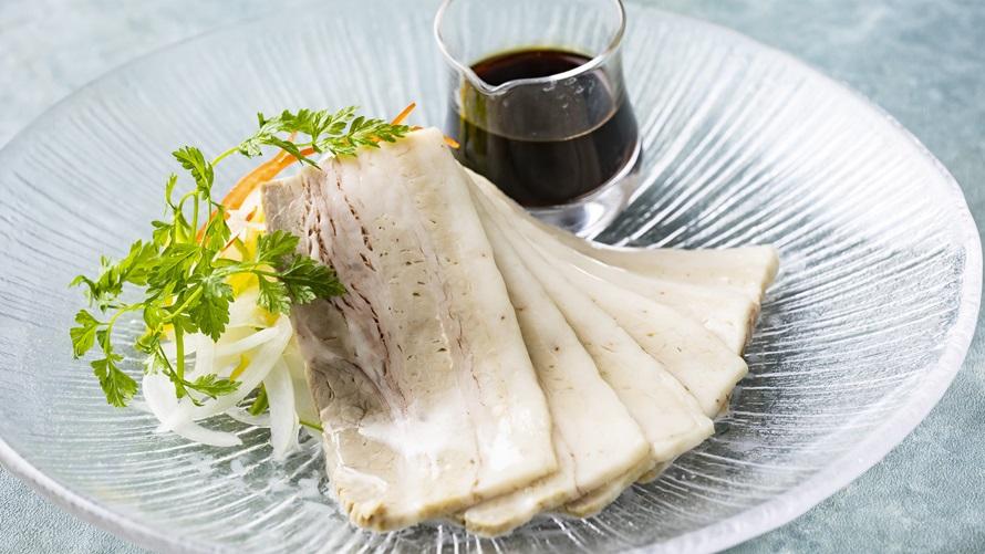 豚バラ肉を使った冷やし酢豚 黒酢の香り