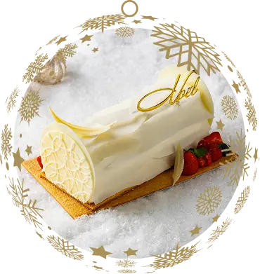 Bûche de Noël Blanc