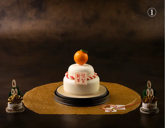 チョコレート細工 ①鏡餅