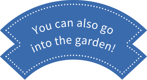 庭園にもご入場いただけます！