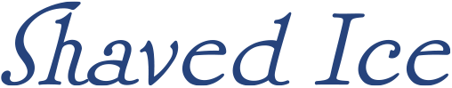 かき氷体験 SHAVE ICE