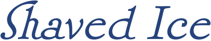 かき氷体験 SHAVE ICE