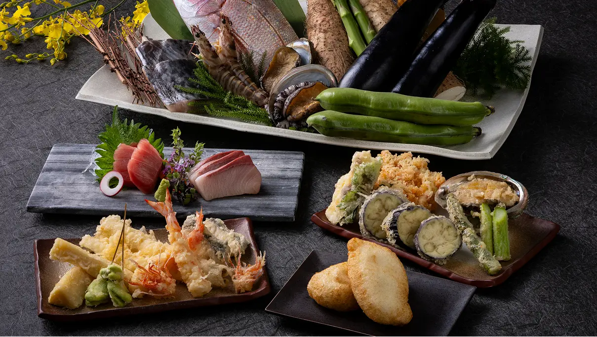 九州北部をめぐる 料理長おすすめ天ぷらコース