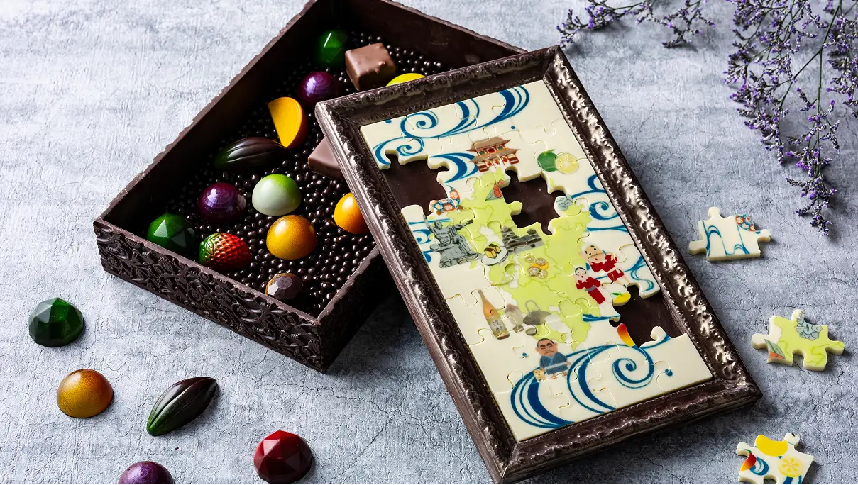 チョコレート細工「九州玉手箱」