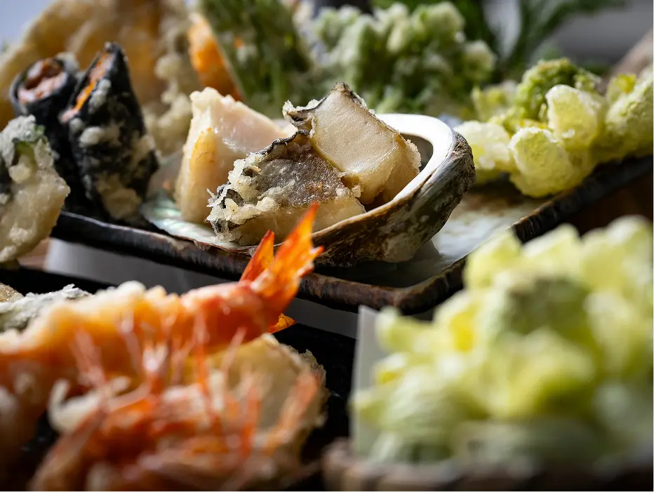 天ぷらで味わう春の訪れ「桐」コース