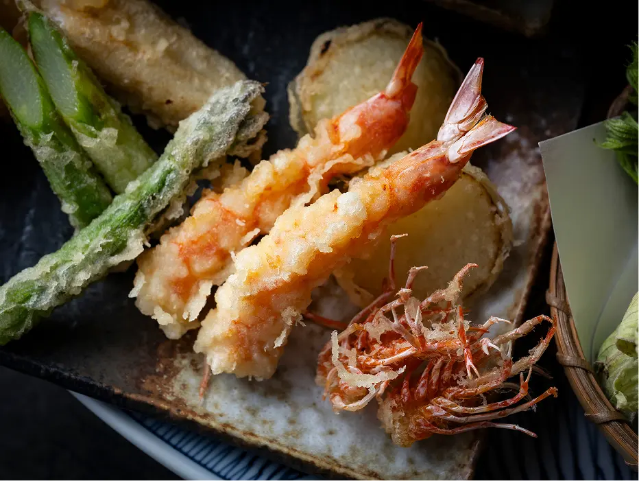 天ぷらで味わう春の訪れ「桐」コース