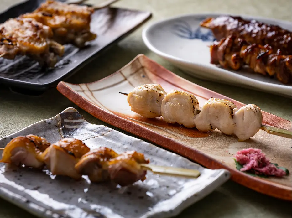 春の味覚と地鶏 食べ比べコース