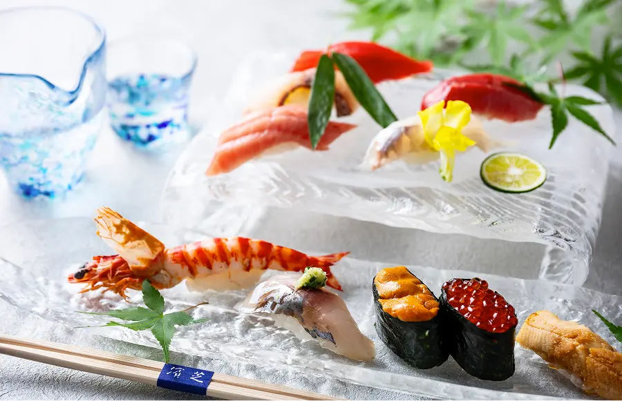 夏を味わう寿司懐石「蘭」