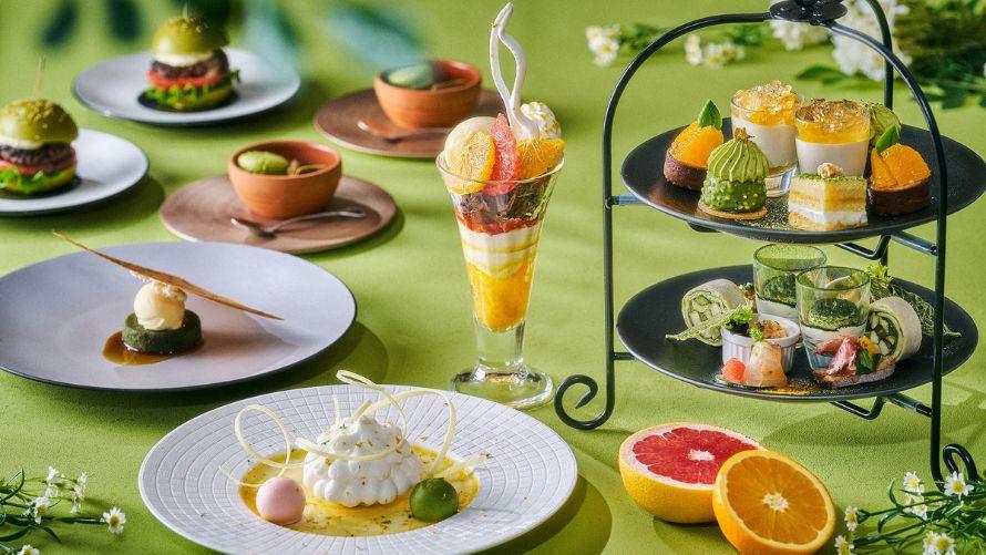 翠香る八女茶と柑橘が彩るアフタヌーンティー