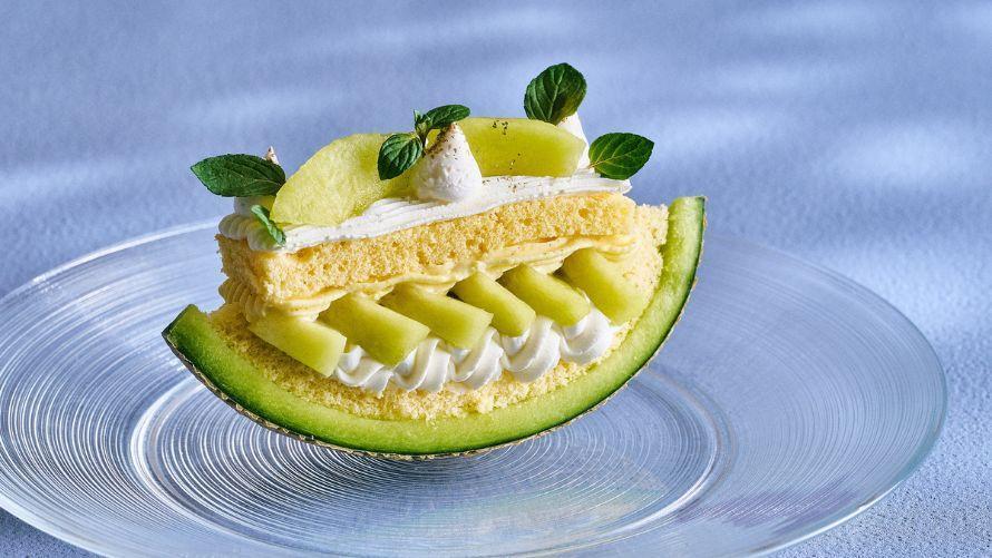 メロンショートケーキ