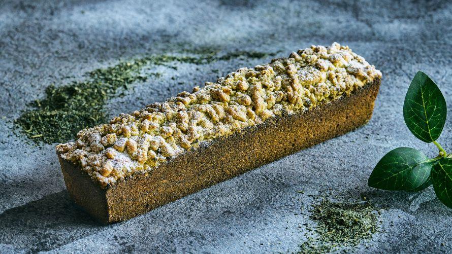 五彩煎茶のパウンドケーキ