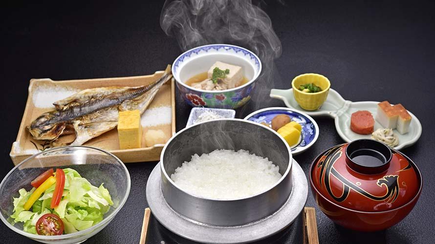 伊豆産コシヒカリの釜炊き