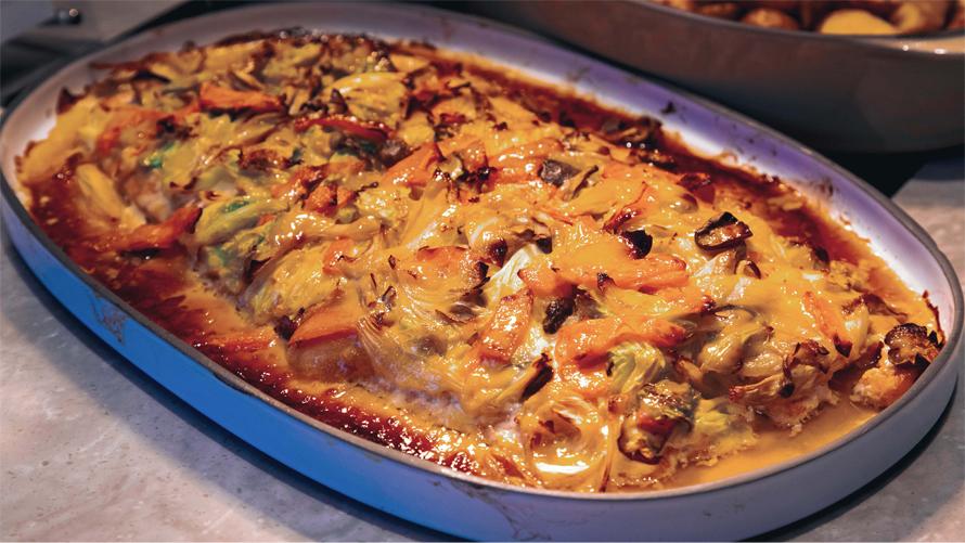 まるごと鮭のちゃんちゃん焼き、