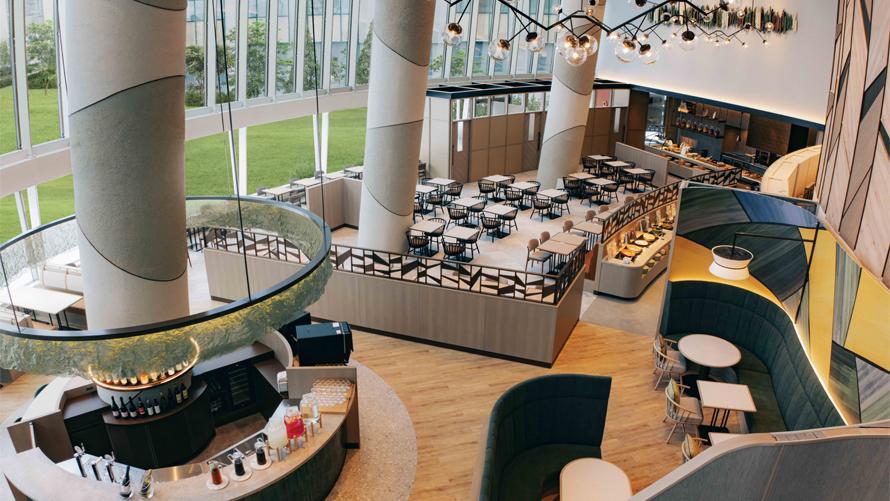 2025年12月にリニューアルオープンしたオールデイダイニングでの朝食ブッフェ付き。